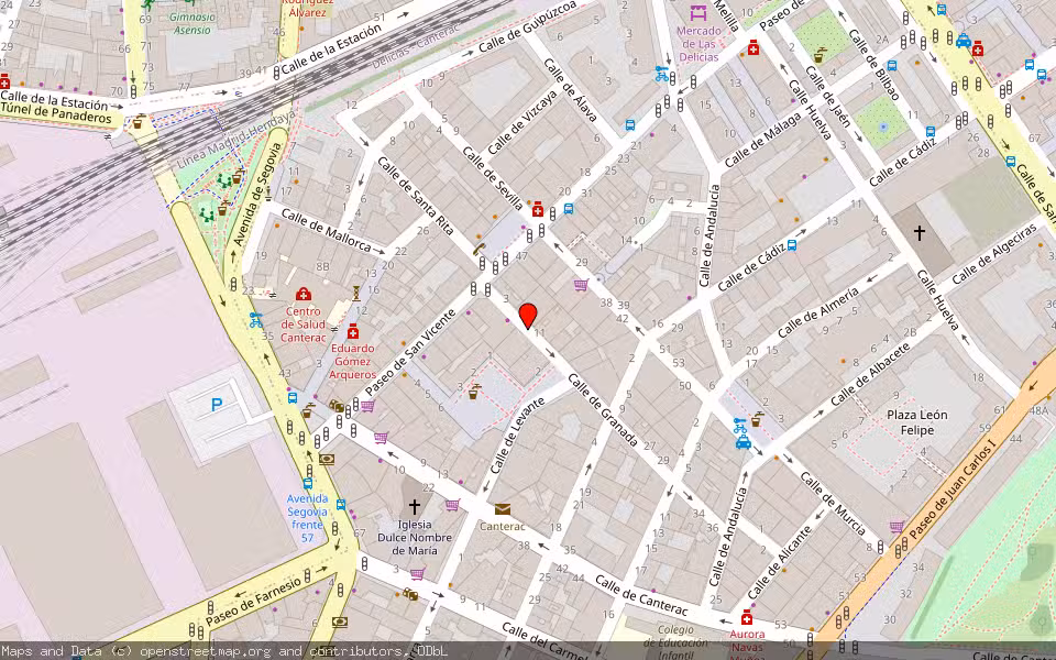Mapa de Subasta Inmueble (Vivienda) en Valladolid