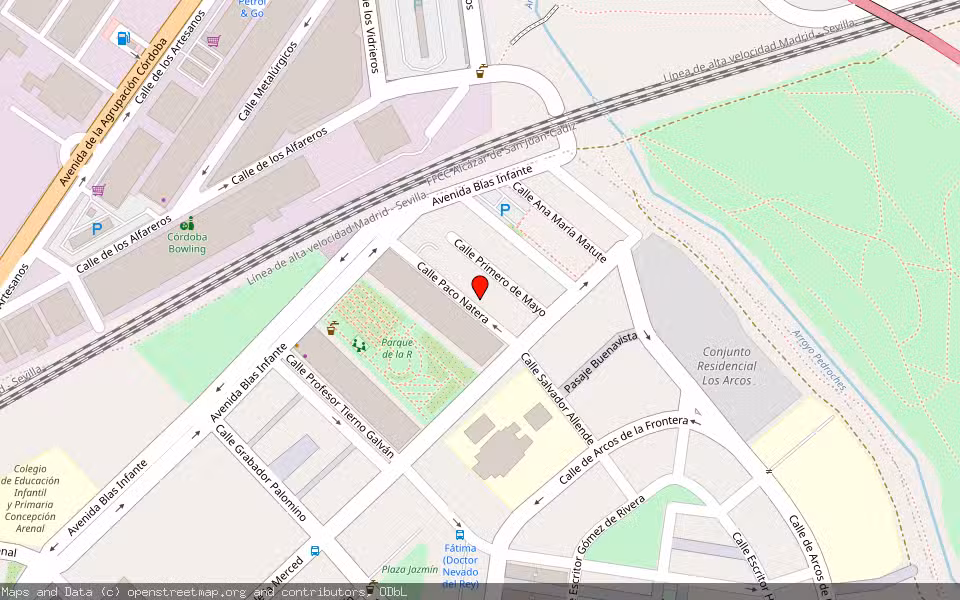 Mapa de Subasta Inmueble (Vivienda) en Córdoba