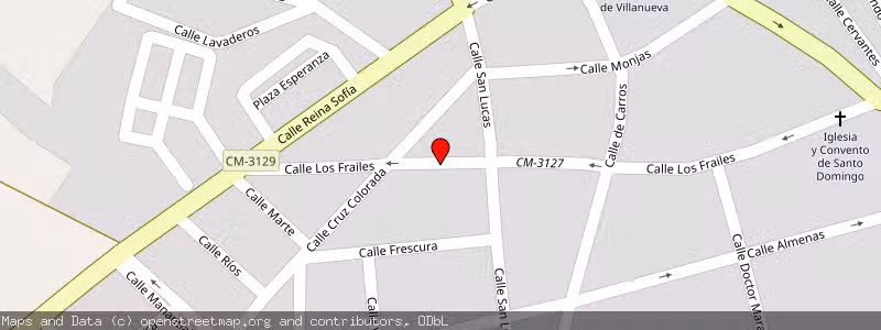 Mapa de Subasta de Inmueble (Vivienda) en Villanueva De Los Infantes, Ciudad Real 