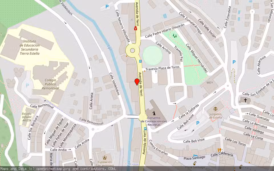 Mapa de Subasta Inmueble (Vivienda) en Estella, Navarra