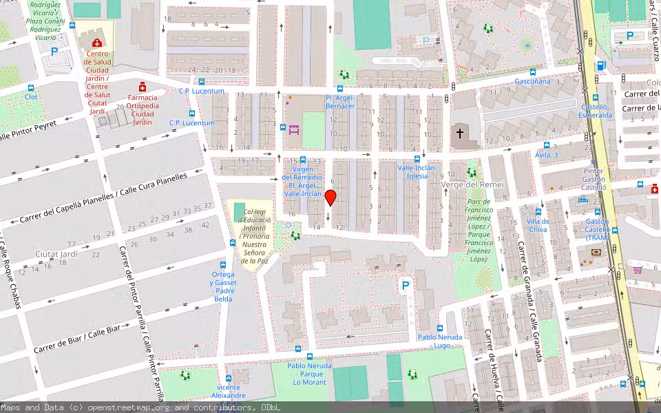 Mapa de Subasta Inmueble (Vivienda) en Alicante, Alicante/Alacant