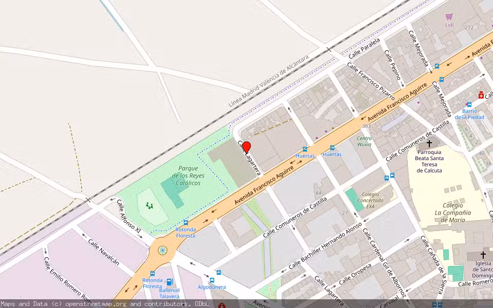 Mapa de Subasta Inmueble (Garaje) en Talavera De La Reina, Toledo