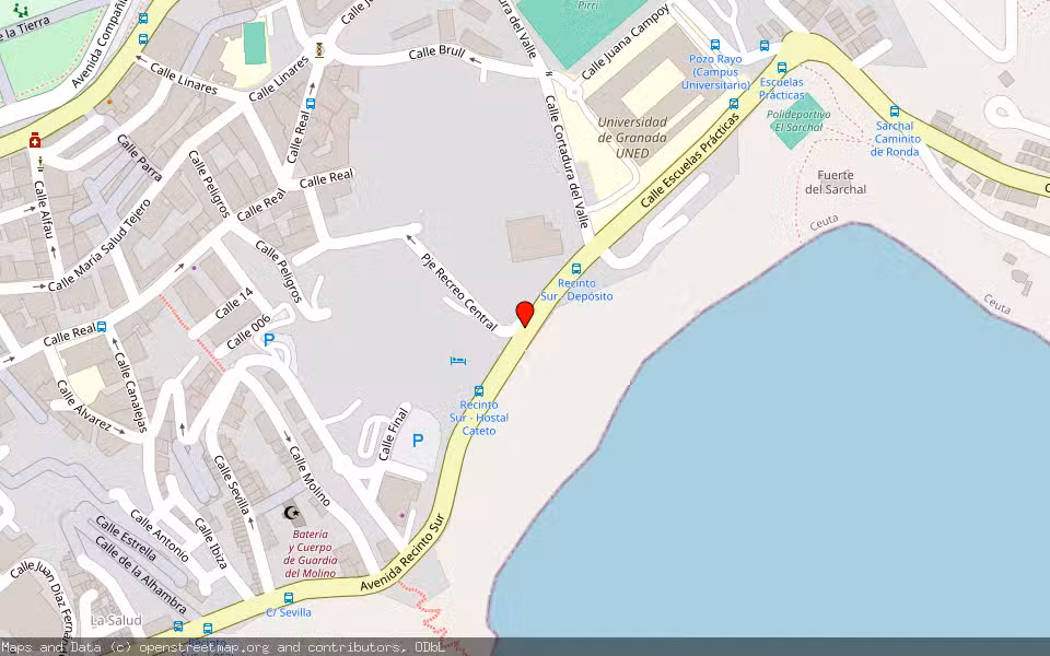 Mapa de Subasta Inmueble (Vivienda) en Ceuta