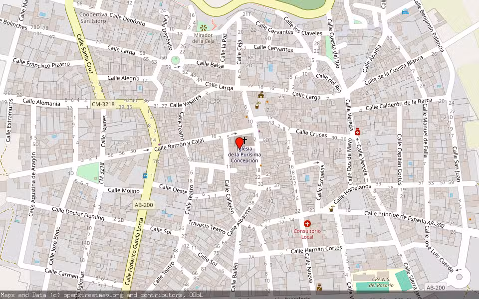 Mapa de Subasta Inmueble (Finca rústica) en Valdeganga, Albacete