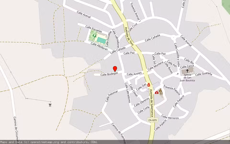 Mapa de Subasta Inmueble (Vivienda) en Boveda De Toro (la), Zamora