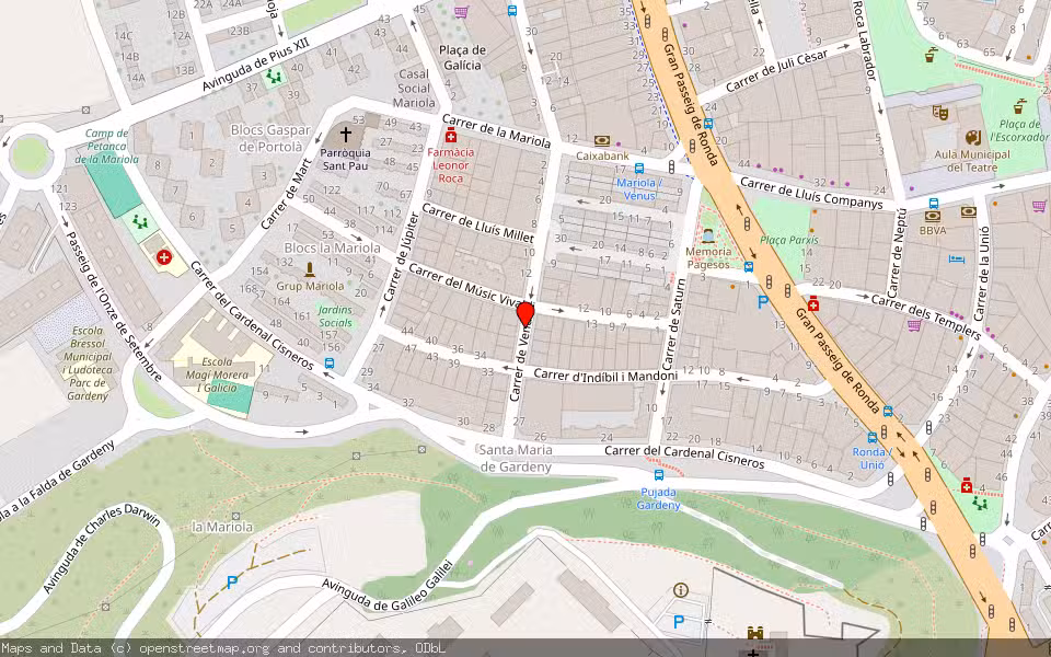 Mapa de Subasta Inmueble (Local comercial) en Lleida