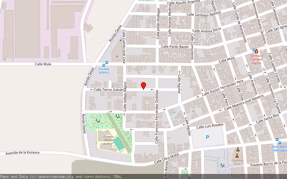 Mapa de Subasta Inmueble (Vivienda) en Las Torres De Cotillas, Murcia