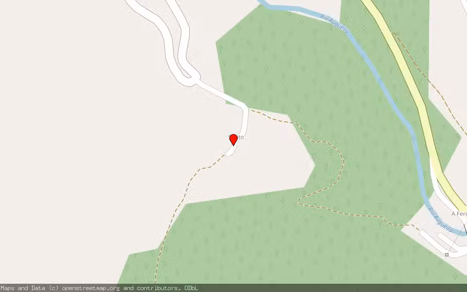 Mapa de Subasta Inmueble (Finca rústica) en Santa Eulalia De Oscos, Asturias