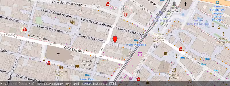 Mapa de Subasta de Inmueble (Local comercial) en Zaragoza, Zaragoza 