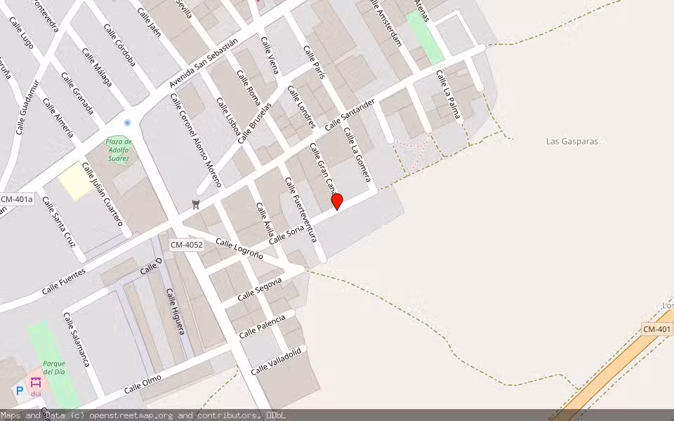 Mapa de Subasta Inmueble (Vivienda) en Polan, Toledo