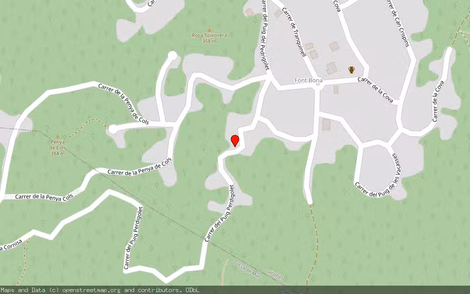 Mapa de Subasta Inmueble (Solar) en Llagostera, Girona