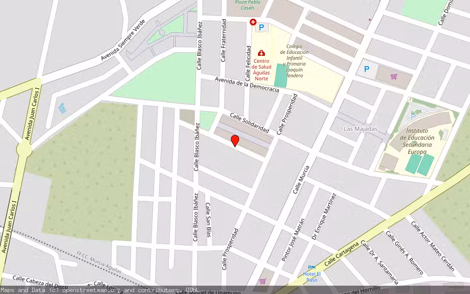 Mapa de Subasta Inmueble (Vivienda) en Águilas, Murcia