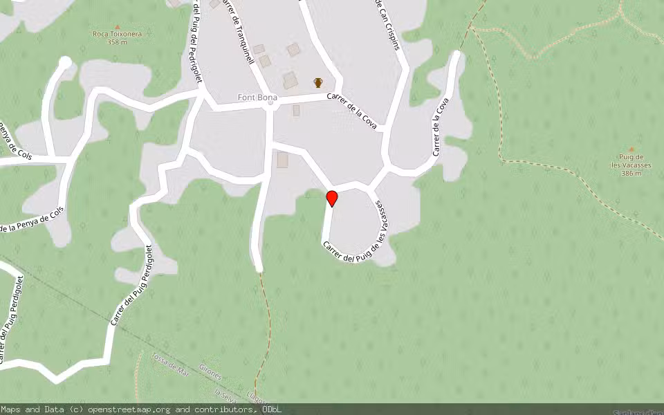 Mapa de Subasta Inmueble (Solar) en Llagostera, Girona