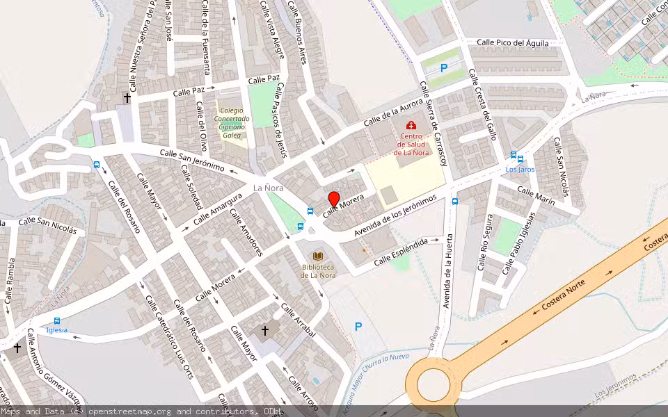 Mapa de Subasta Inmueble (Vivienda) en Murcia