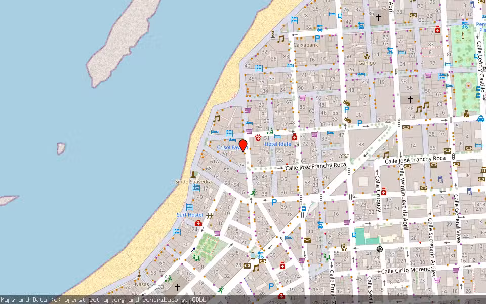 Mapa de Subasta Inmueble (Vivienda) en Las Palmas De Gran Canaria, Las Palmas