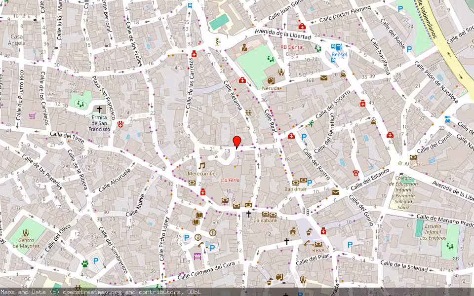 Mapa de Subasta Inmueble (Vivienda) en Colmenar Viejo, Madrid