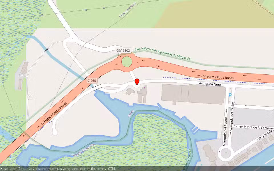 Mapa de Subasta Inmueble (Vivienda) en Roses, Girona
