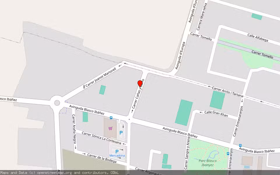 Mapa de Subasta Inmueble (Vivienda) en Canet De Berenguer, Valencia/València