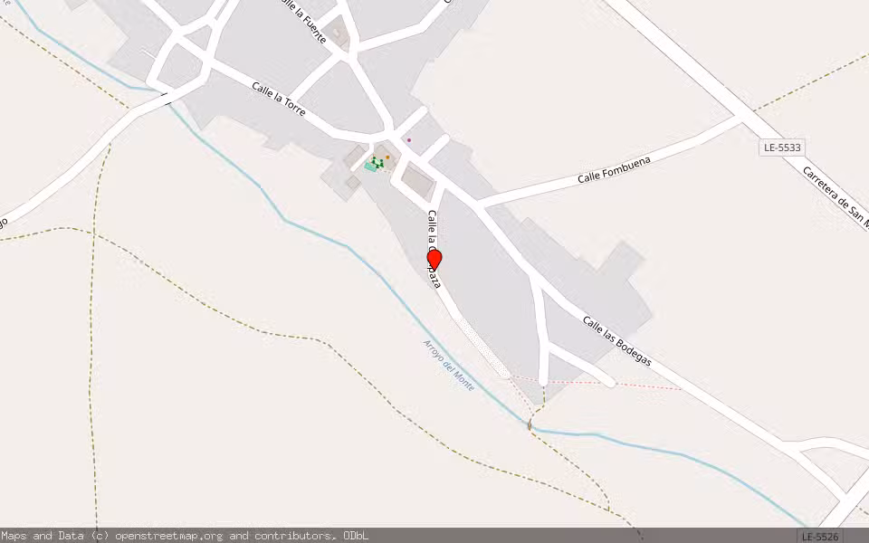 Mapa de Subasta Inmueble (Vivienda) en Chozas De Abajo, León