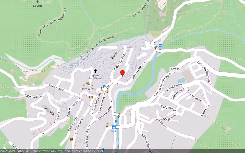 Mapa de Subasta Inmueble (Vivienda) en Istán, Málaga