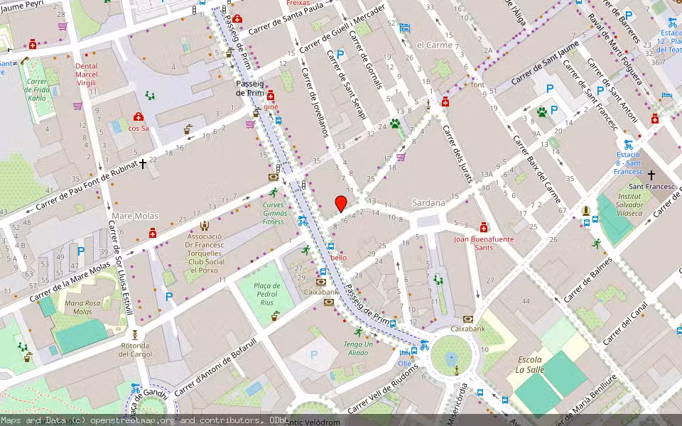 Mapa de Subasta Inmueble (Vivienda) en Reus, Tarragona