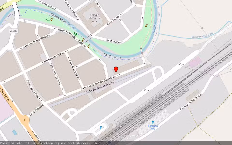 Mapa de Subasta Inmueble (Trastero) en Calatayud, Zaragoza