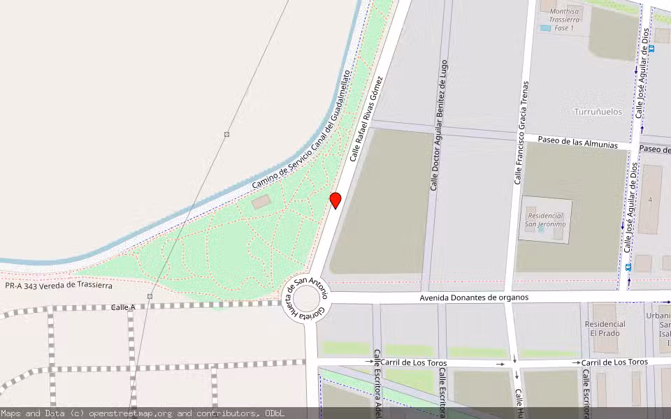 Mapa de Subasta Inmueble (Solar) en Córdoba