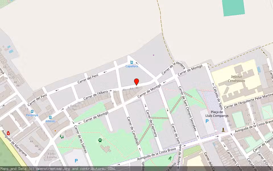 Mapa de Subasta Inmueble (Vivienda) en Figueres, Girona