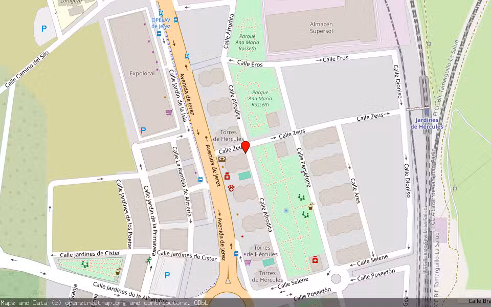 Mapa de Subasta Inmueble (Vivienda) en Sevilla