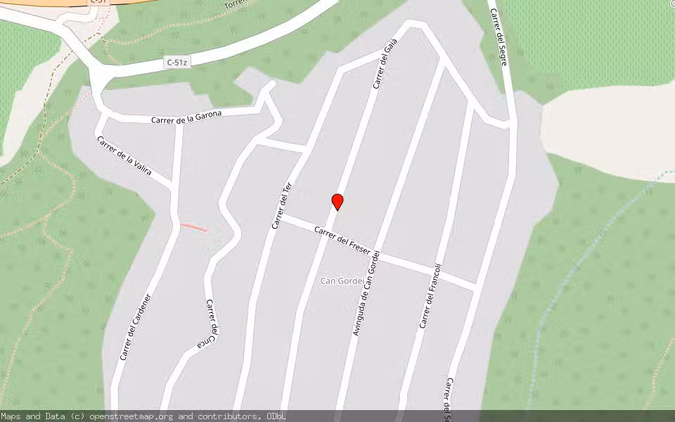 Mapa de Subasta Inmueble (Vivienda) en La Bisbal Del Penedes, Tarragona