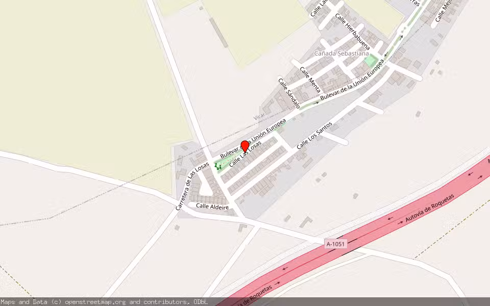 Mapa de Subasta Inmueble (Vivienda) en Vicar, Almería