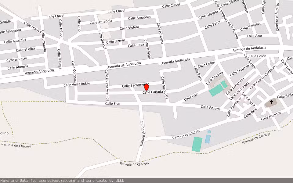 Mapa de Subasta Inmueble (Finca rústica) en Chirivel, Almería
