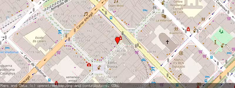 Mapa de Subasta de Inmueble (Vivienda) en Barcelona, Barcelona 