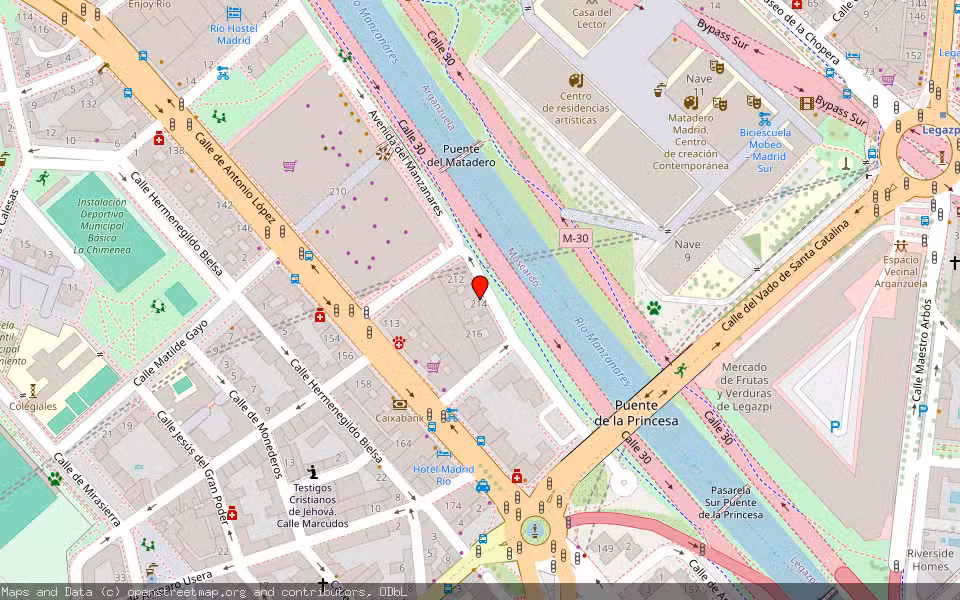 Mapa de Subasta Inmueble (Vivienda) en Madrid