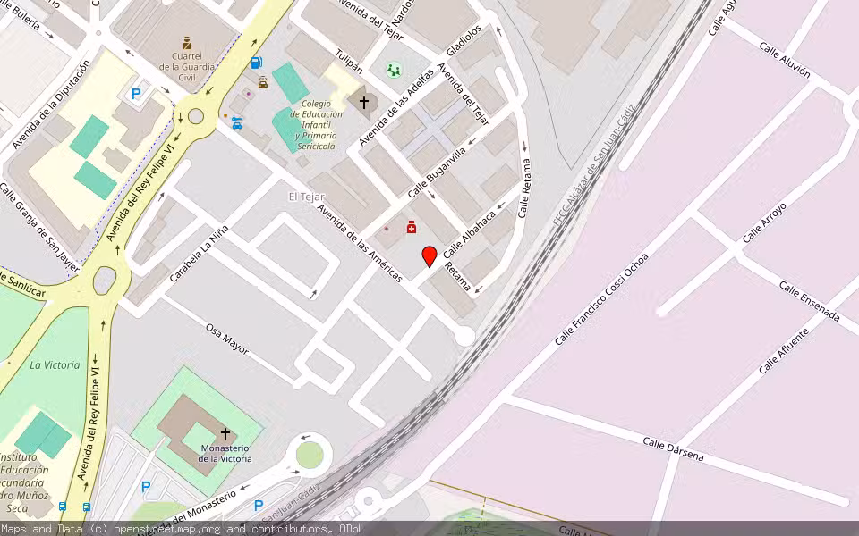 Mapa de Subasta Inmueble (Vivienda) en El Puerto De Santa Maria, Cádiz