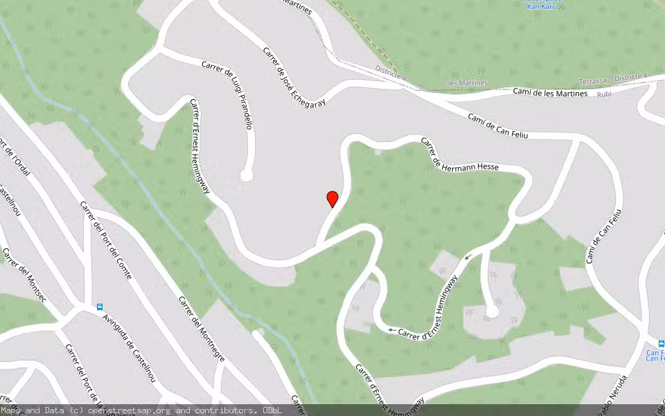 Mapa de Subasta Inmueble (Vivienda) en Rubí, Barcelona