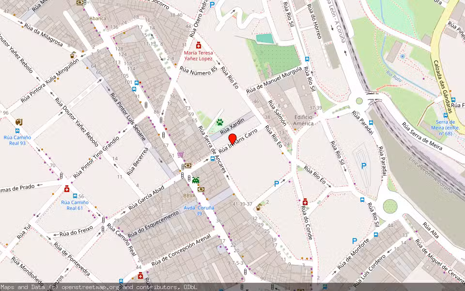 Mapa de Subasta Inmueble (Vivienda) en Lugo