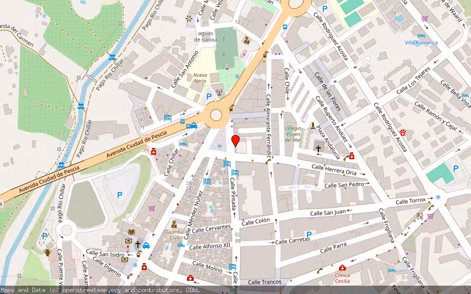 Mapa de Subasta Inmueble (Otros) en Nerja, Málaga