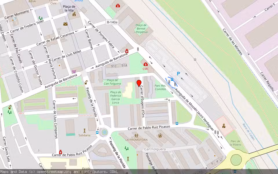 Mapa de Subasta Inmueble (Vivienda) en Santa Perpetua De La Mogoda, Barcelona