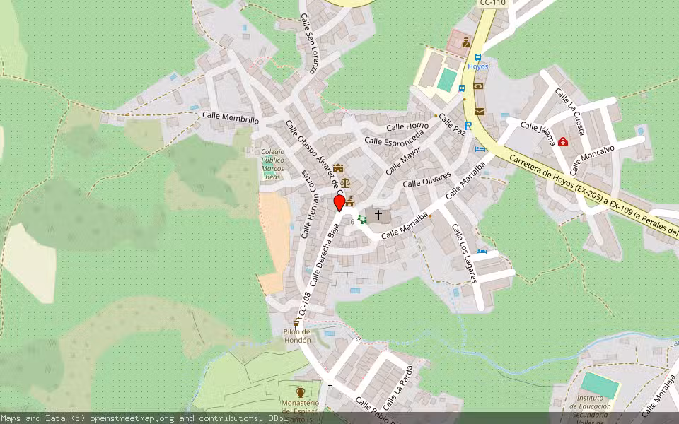 Mapa de Subasta Inmueble (Vivienda) en Baza, Granada