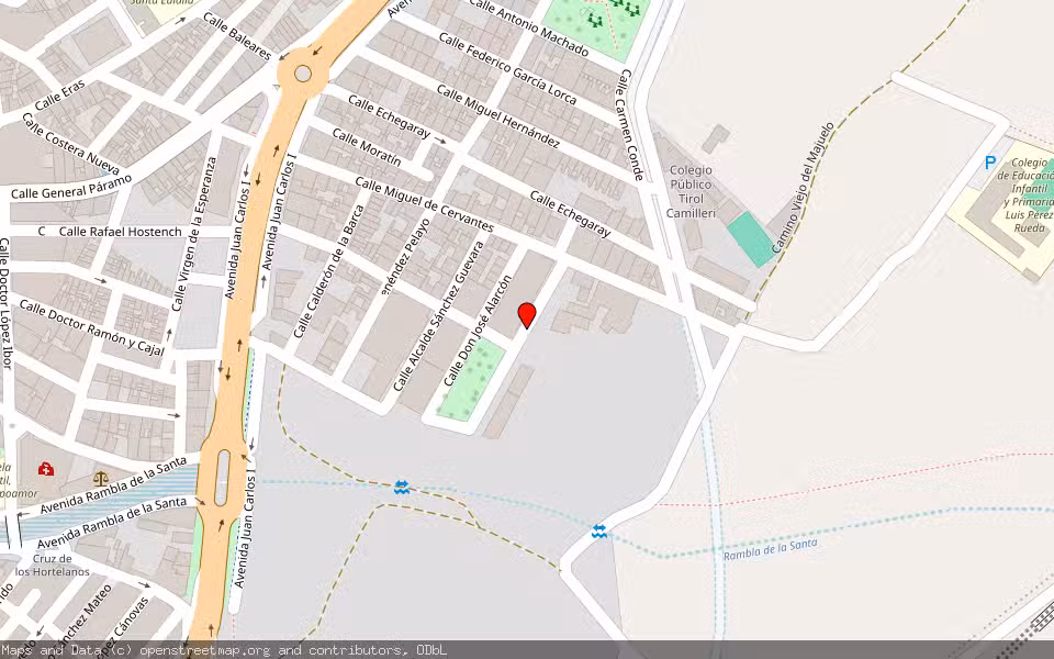 Mapa de Subasta Inmueble (Vivienda) en Totana, Murcia
