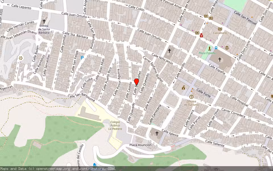 Mapa de Subasta Inmueble (Vivienda) en Yecla, Murcia