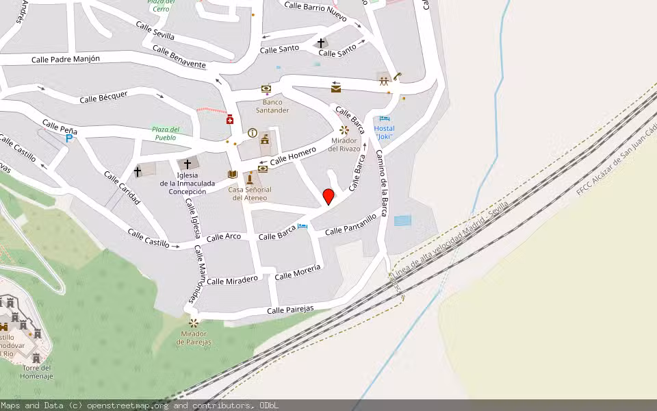 Mapa de Subasta Inmueble (Finca rústica) en Almodovar Del Rio, Córdoba