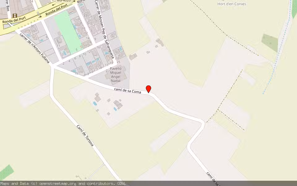 Mapa de Subasta Inmueble (Vivienda) en Manacor, Illes Balears
