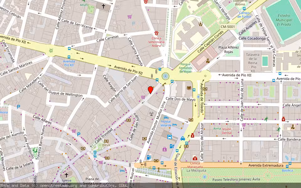 Mapa de Subasta Inmueble (Local comercial) en Talavera De La Reina, Toledo
