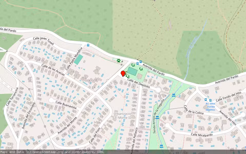Mapa de Subasta Inmueble (Vivienda) en Torrelodones, Madrid