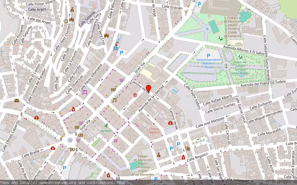 Mapa de Subasta Inmueble (Vivienda) en Cehegín, Murcia