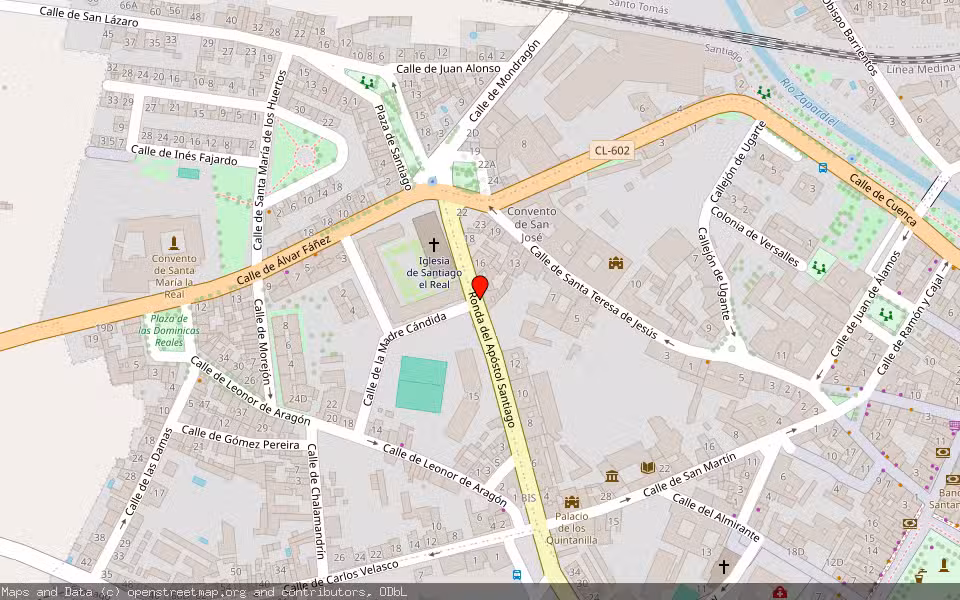 Mapa de Subasta Inmueble (Vivienda) en Medina Del Campo, Valladolid