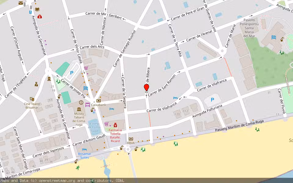 Mapa de Subasta Inmueble (Vivienda) en El Vendrell, Tarragona