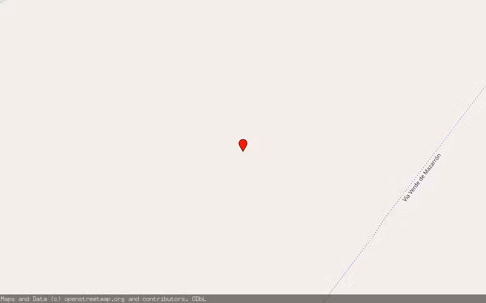 Mapa de Subasta Inmueble (Finca rústica) en Mazarron, Murcia
